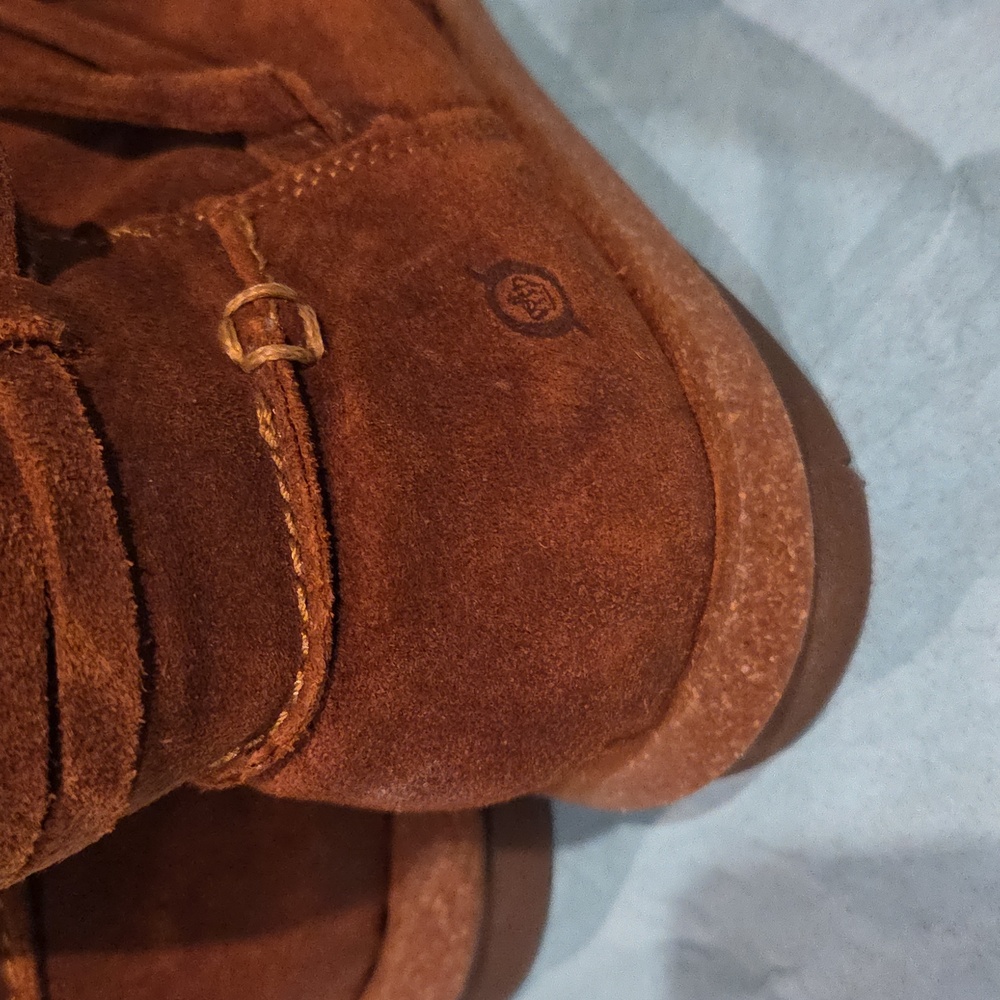 Born Women's Rich Brown Suede Boots - Picture 2 of 5